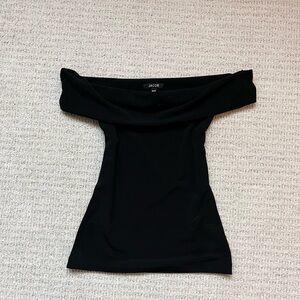 Y2K vintage Jacob Black Off-Shoulder Tank Top